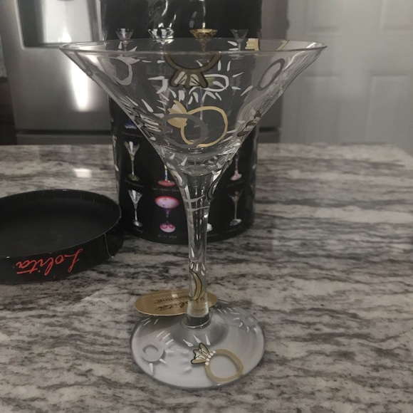 Lolita “Wedding” Hand Painted Martini Glass - Picture 3 of 7